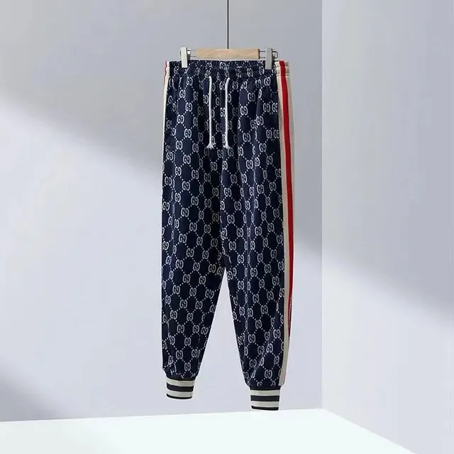 Gucci GG Logo Track Pants Web Stripe Side