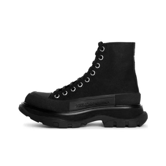 Alexander McQueen Combat Boot All Black