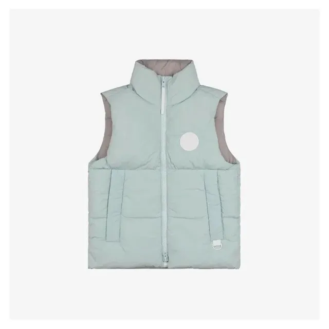 Puffer Vest Mint with Contrast Lining