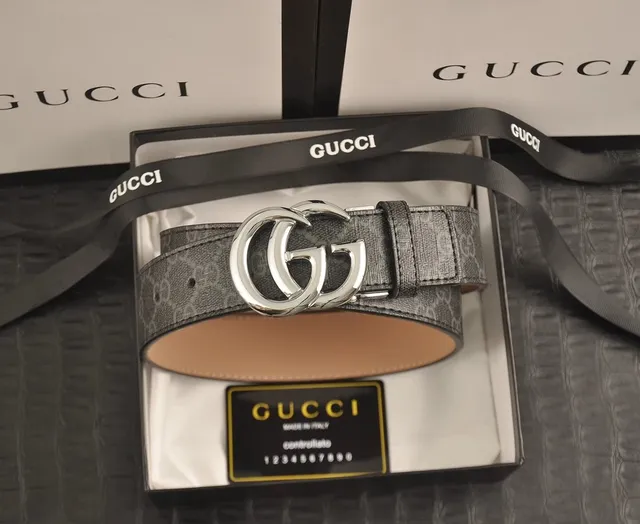 Gucci Horsebit Belt GG Marmont Print