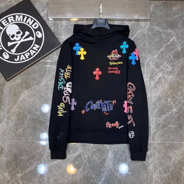 Chrome Hearts Hoodie Multi-Logo Embroidered
