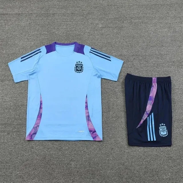 Adidas × Argentina National Team Argentina Training Kit Light Blue and Navy