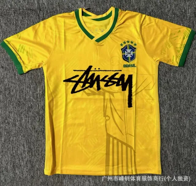 Nike × Stüssy × Brazil National Team jerseys