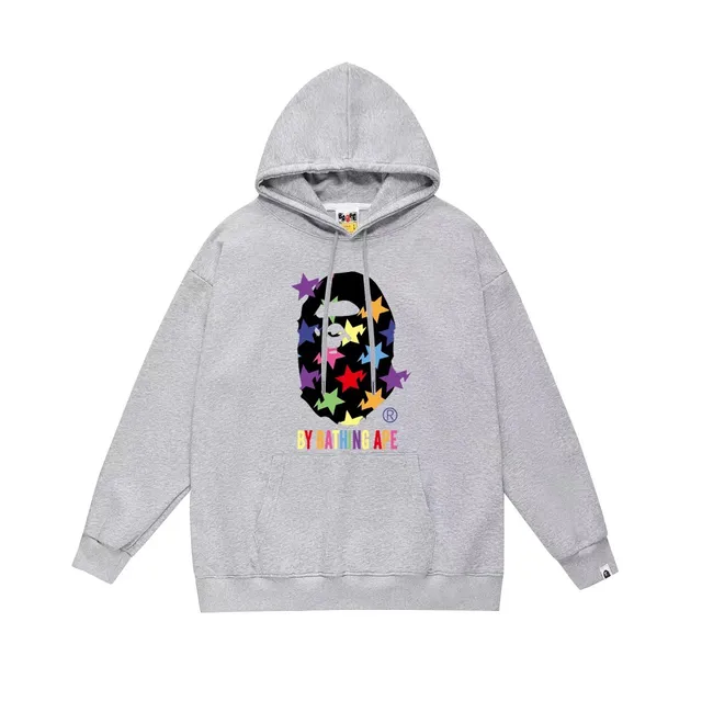 BAPE Hoodie Rainbow Star Ape Head