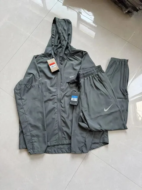 Nike Windrunner Jacket & Joggers Dark Grey