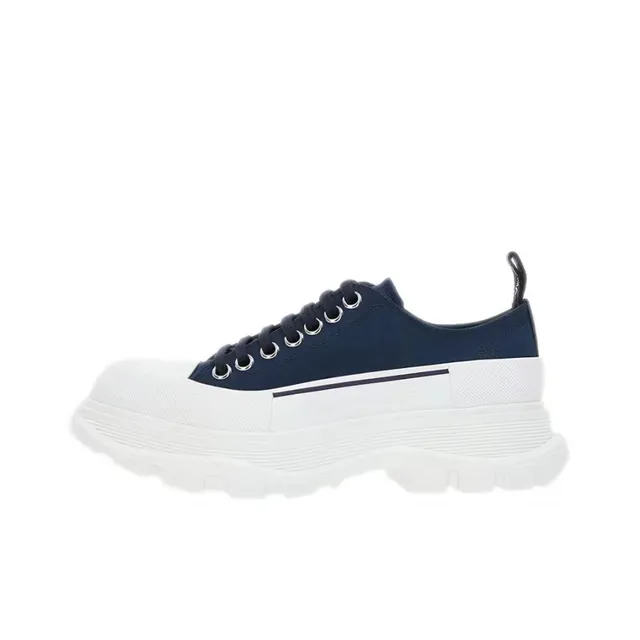 Alexander McQueen Oversized Sneaker Navy and White