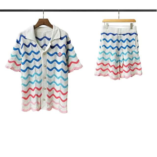Cactus Plant Flea Market Knit Set Wave Stripe