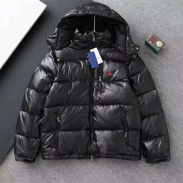 Polo Ralph Lauren Puffer Jacket Glossy Black