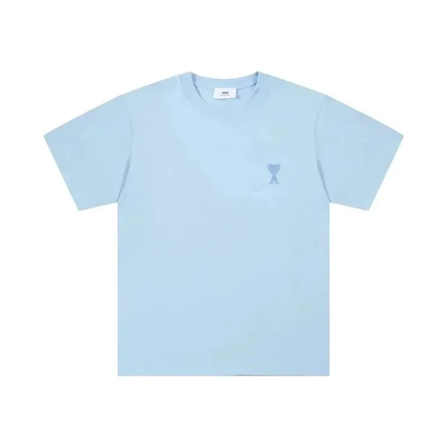 AMI Paris Cotton T-Shirt Heart Logo