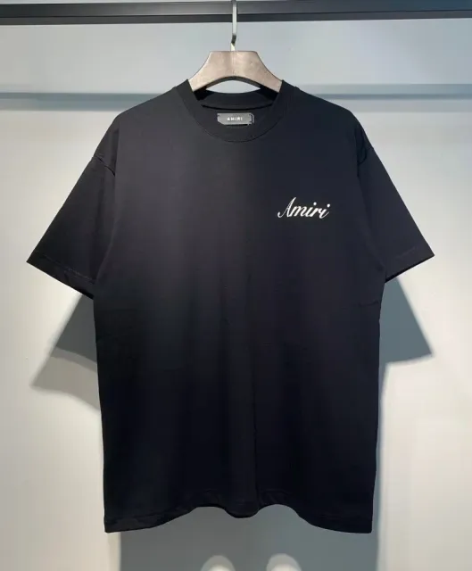 Amiri Logo T-Shirt Embroidered Script