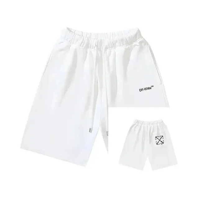 Off-White Logo Shorts White