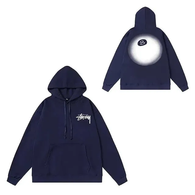Stüssy Hooded Sweatshirt 8-Ball Graphic