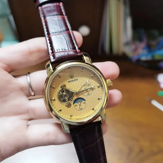 Rolex Oyster Perpetual Gold Dial with Moonphase and Power Reserve