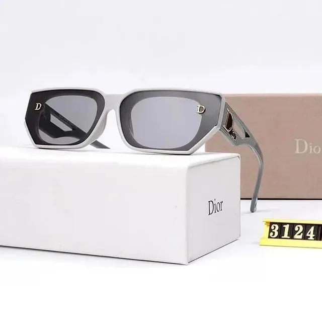 Dior Sunglasses Geometric Frame with D Logo