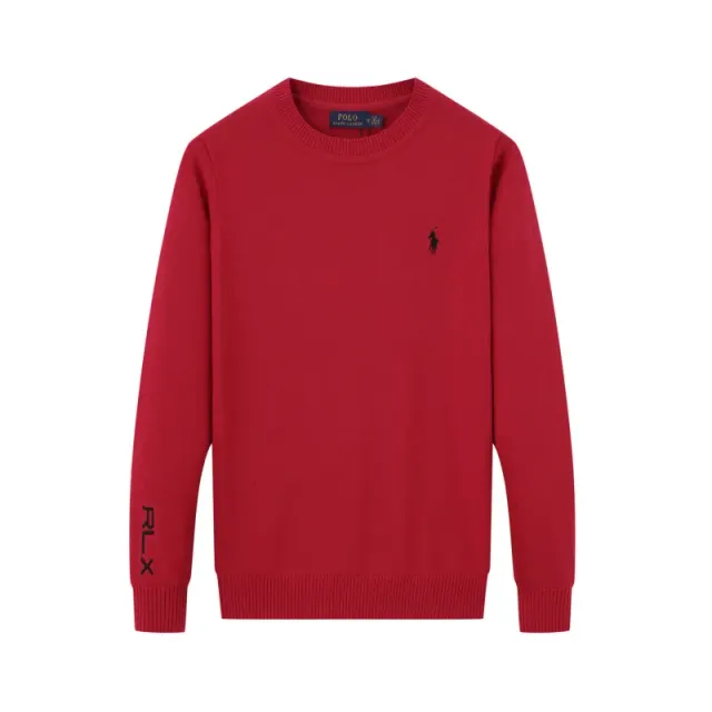 Polo Ralph Lauren Knit Sweater RLX Logo Sleeve