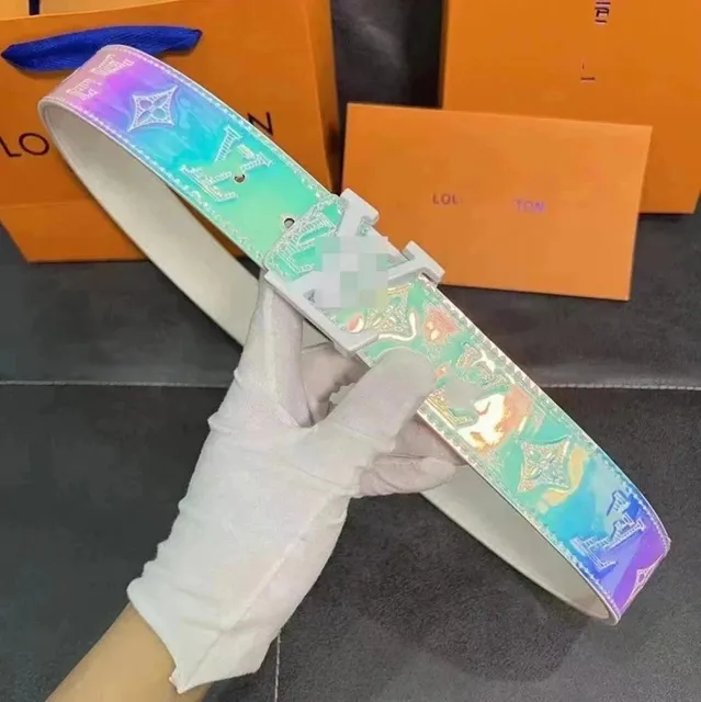 Louis Vuitton LV Belt Iridescent Monogram
