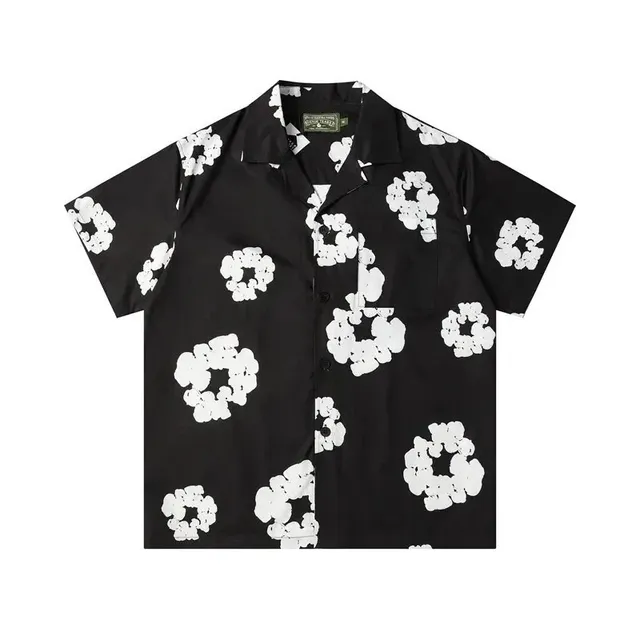 Denim Tears Camp Shirt Cloud Print