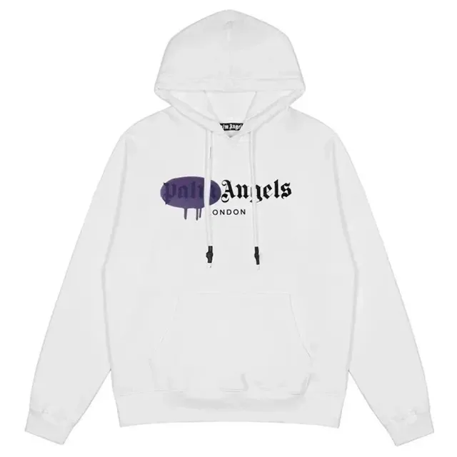 Palm Angels Hoodie Purple Logo