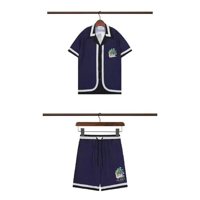 Casablanca Tennis Club Set Palm Print