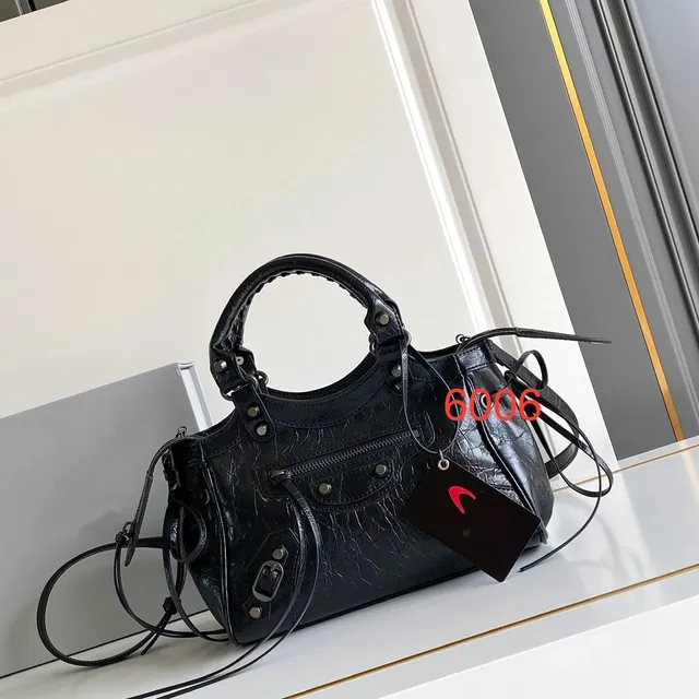 Balenciaga City Bag Crinkled Leather