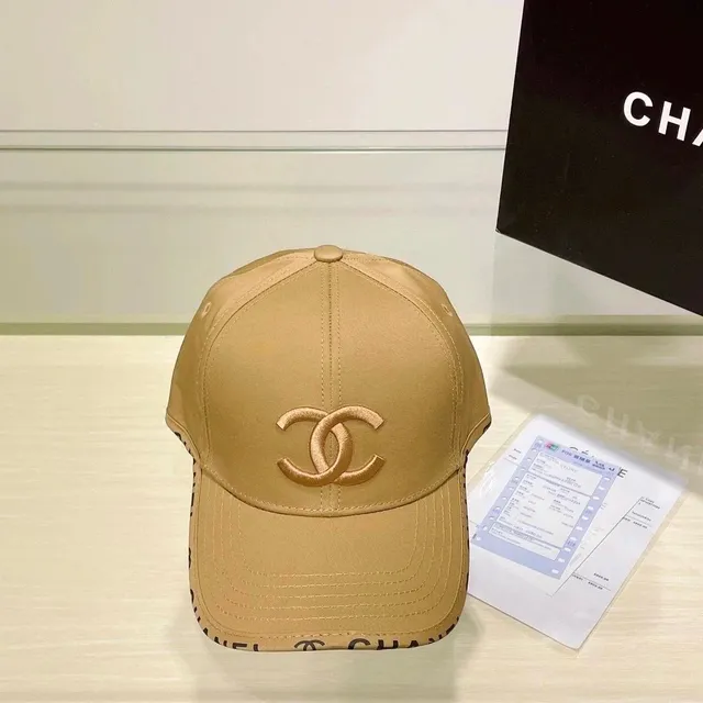 Chanel Baseball Cap CC Logo Embroidered