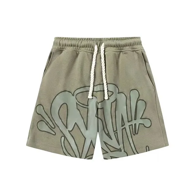 Syna World Graffiti Shorts Olive Green