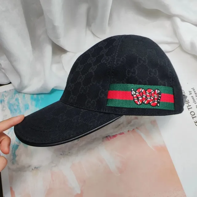 Gucci Baseball Cap GG Monogram with Web and Snake