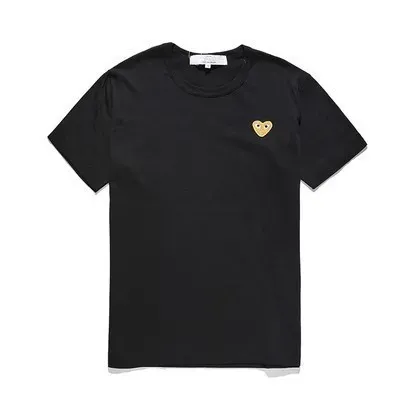 Comme des Garçons Heart Logo T-Shirt Gold Heart