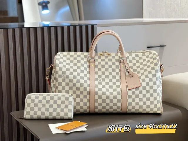 Louis Vuitton Keepall Bandoulière Damier Azur