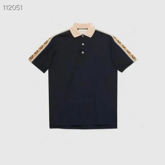 Gucci Polo Shirt Smiley Tape Sleeve