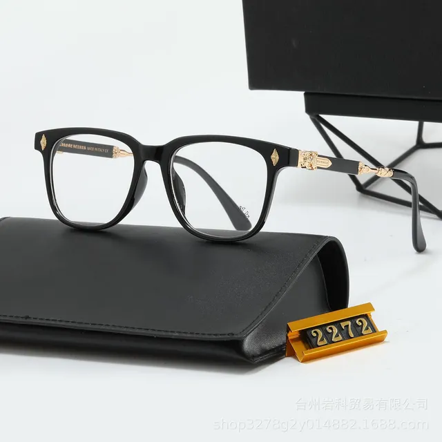 Chrome Hearts Optical Frame Gold Cross Accents