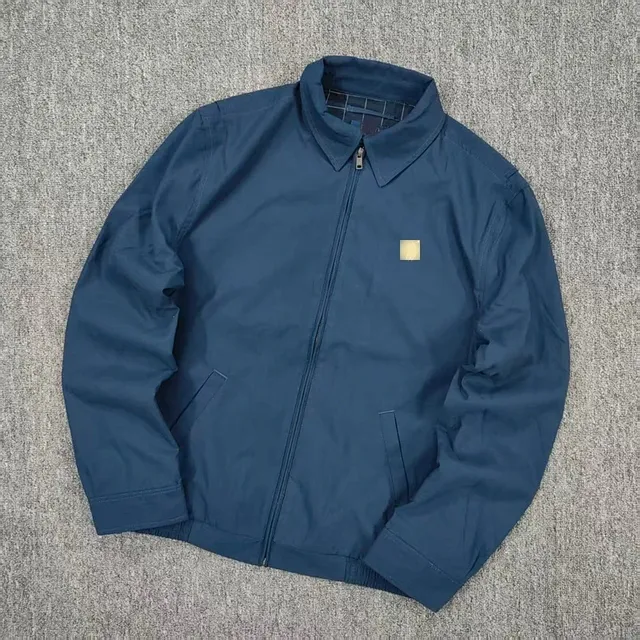 Polo Ralph Lauren Zip-Up Coach Jacket Solid Navy with Logo Patch