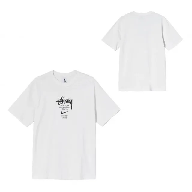 Stüssy × Nike Graphic T-Shirt NY LA Tokyo London Paris