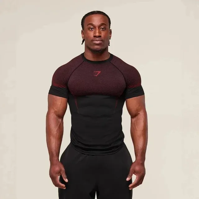 Gymshark Compression Top Mesh Panel
