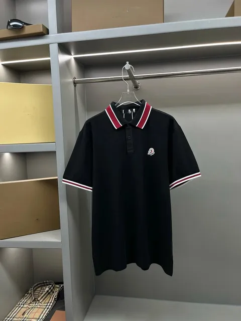 Moncler Polo Shirt Contrast Trim