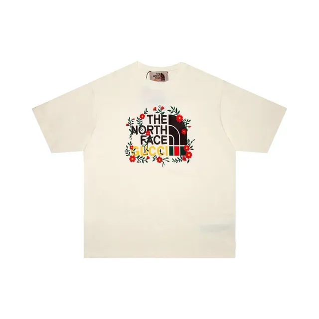 Gucci × The North Face Collaboration T-Shirt Floral Logo Print
