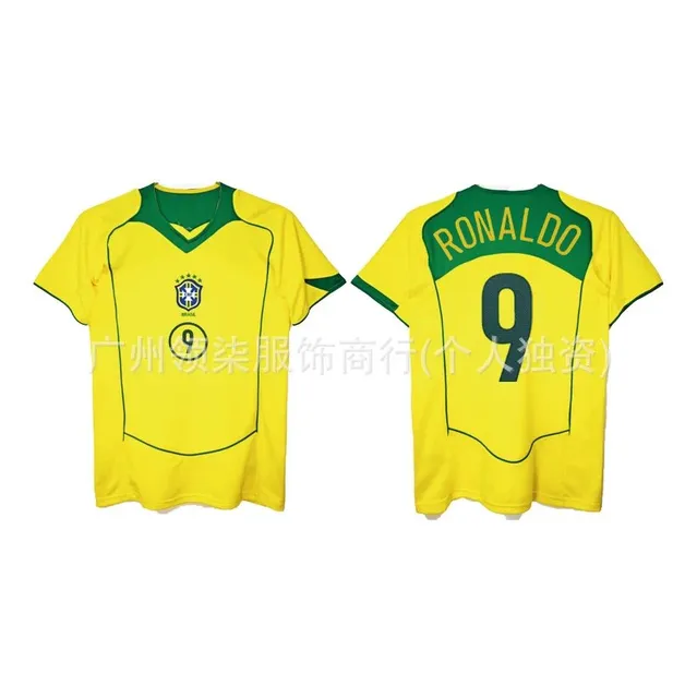 Brazil National Team × Nike Brazil Home Jersey Ronaldo #9