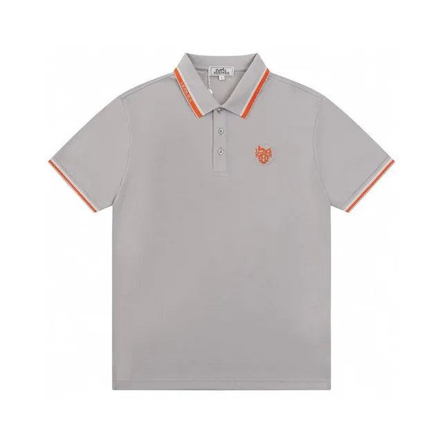 Hermès Polo Shirt Orange Trim