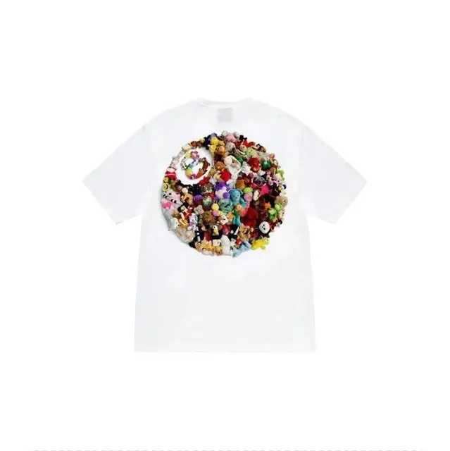 Off-White Graphic T-Shirt Teddy Bear Collage