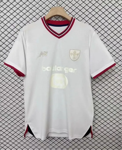 New Balance Boulanger Jersey White with Red Trim