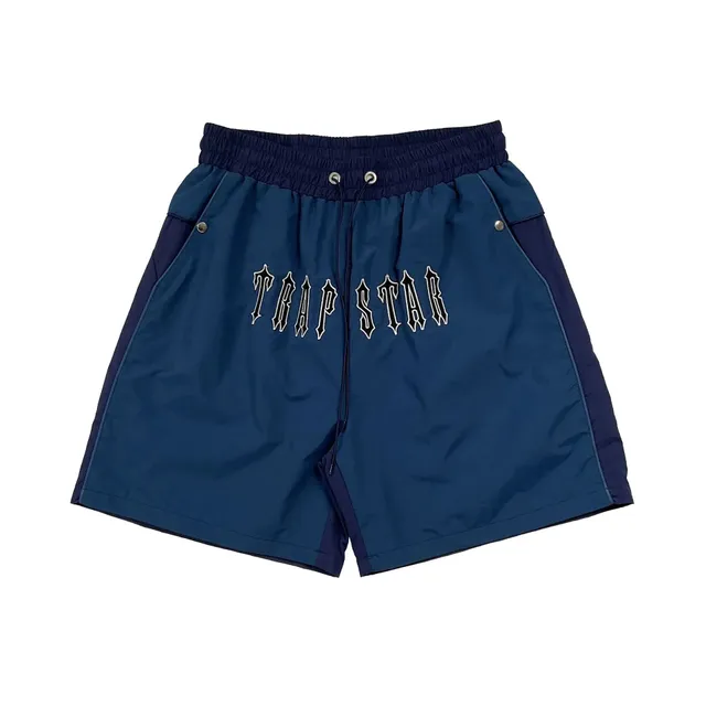Trapstar Logo Shorts Embroidered Gothic Logo