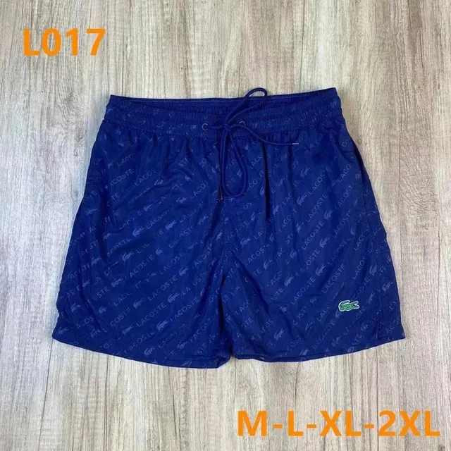 Lacoste Logo-Print Swim Shorts All-Over Croc Print