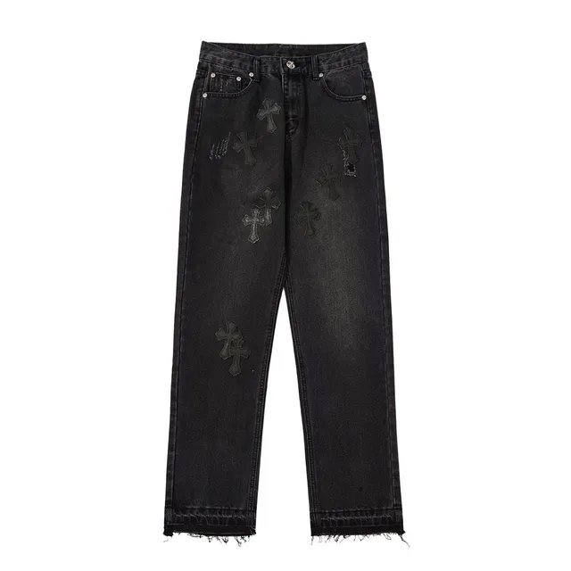 Chrome Hearts Cross Patch Jeans