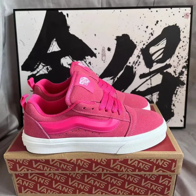 Vans × Off-White Old Skool Neon Pink
