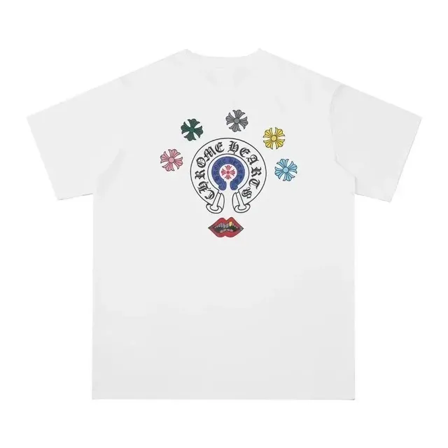 Chrome Hearts Graphic Tee Floral Lips Print