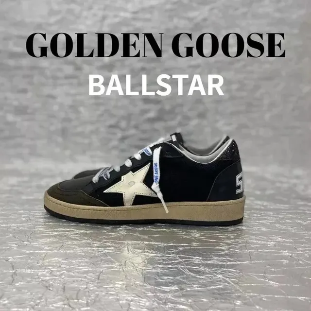 Golden Goose Ballstar Black with Star