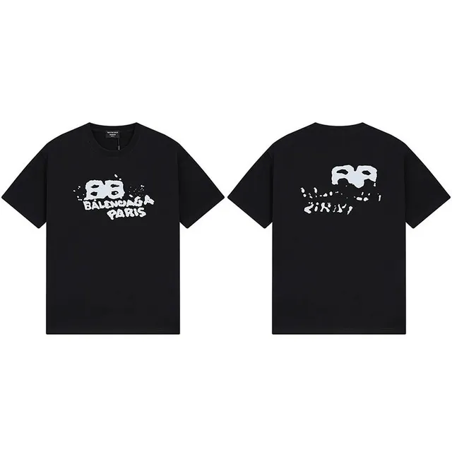 Balenciaga Graphic T-Shirt BB Logo Print