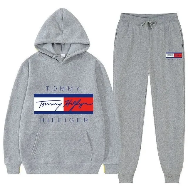 Tommy Hilfiger Hoodie and Joggers Set Signature Logo