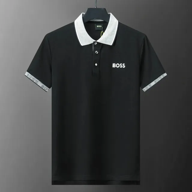 Hugo Boss Polo Shirt Contrast Collar
