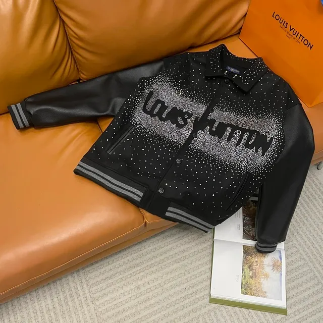 Louis Vuitton Varsity Jacket Crystal-Embellished